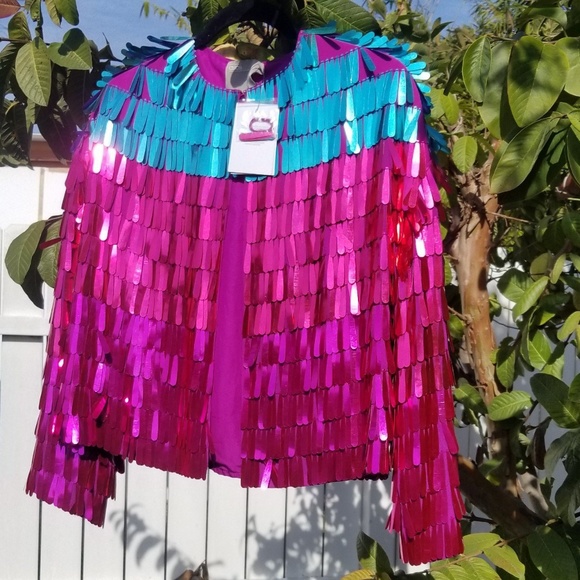 sparkly festival jacket